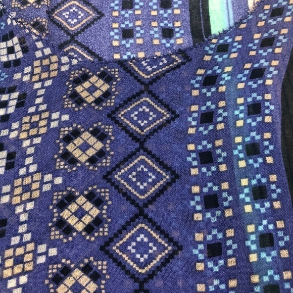 Sanctuary Womens Blouse Blue Striped Small - Picture 4 of 9